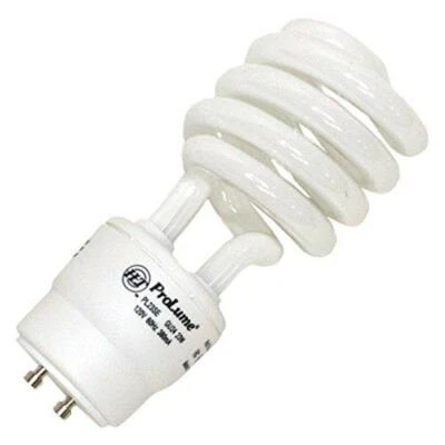 Halco 46523 - 23 Watt GU24 Base Spiral Compact Fluorescent Light Bulb, 4100K - Image 1 of 2