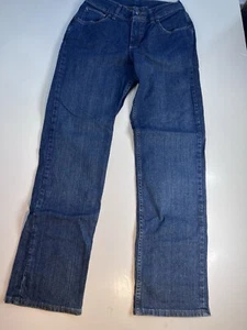 Riders Jeans Womens 8M Blue Denim Dark Wash W29 L33 Tall - Picture 1 of 8