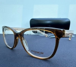 Coach Brillengestell & Etui NEU Modell HC 6072 5326 Braun Glitzer/Kristall - Bild 1 von 17