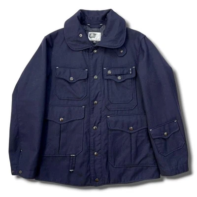 Engineered Garments Cruiser Wool Jacket Navy Size M Functional Pockets #EK ZFA - Image 1 of 4