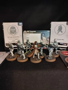 Star Wars Legion: ARF TROOPERS & JEDI, (NUEVA VERSIÓN) UNIDAD MODELO COMPLETA 8 Y CARTAS - Imagen 1 de 23