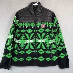 Polo Ralph Lauren Jacket Mens Large Fleece Puffer Downhill Racing SKI 67 Aztec - Picture 1 of 13