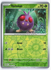 Venonat Reverse Holo SV: Scarlet & Violet 151 048/165 NM - Picture 1 of 2