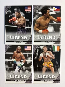 PACQUIAO TYSON MAYWEATHER MCGREGOR * 2024 "SPECIAL RELEASE" LOT (4) BOXING CARDS - Picture 1 of 2