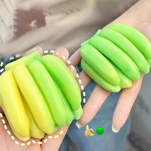 Fidget Hand Relax Toy Squeeze Anti-Stress Banana Toys New Slow Rebound Toys - Photo 1 sur 7
