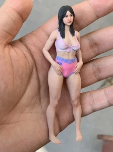 1/18 Sexy Beauty Girl Resin Scene Props Miniature Figure Doll For Car Model Toy - Picture 1 of 20