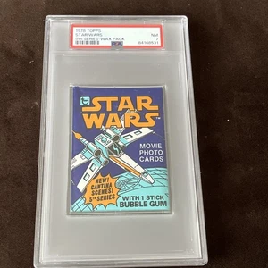 1978 TOPPS STAR WARS ORANGE 5TH SERIES WAX PACK PSA NM 7 Beauty NEW HOLDER 2024 - Picture 1 of 7