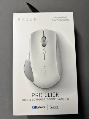 Razer Pro Click Wireless Mouse 2.4GHz Bluetooth Up to 400 Hours Battery Life - Image 1 of 3