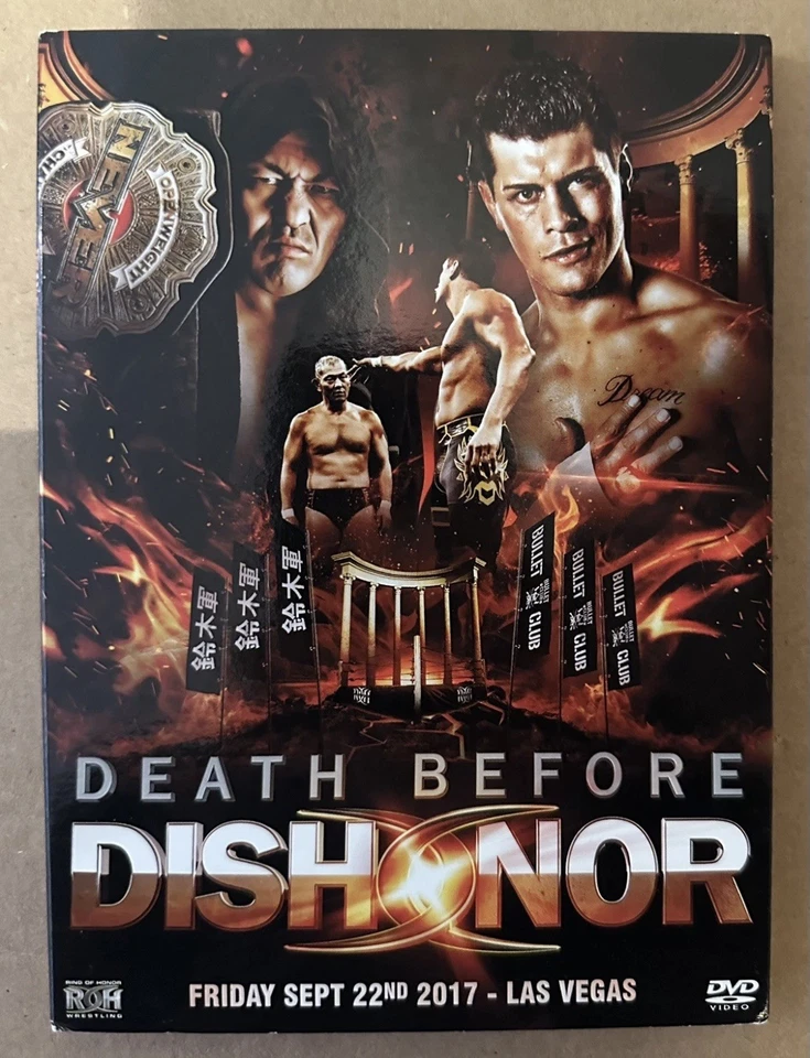 ROH Death Before Dishonor 2017 DVD Wrestling Cody Rhodes Suzuki NJPW AEW WWE PWG - Image 1 of 3