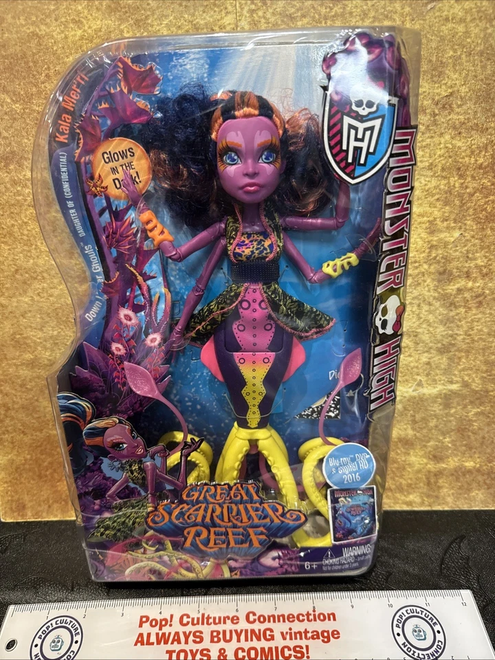 Mattel 2015 Monster High Kala Mer'ri Mermaid Doll Great Scarrier Reef