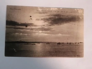 CPA 35 SAINT-MALO - La Rade - Effet du Soir - Imagen 1 de 2