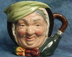 Royal Doulton Small 3” Sairey Gamp Toby Jug in Excellent Condition - Picture 1 of 5