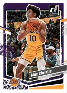 Prueba de prensa Donruss 2023-24 púrpura #117 Max Christie/199 - casi nuevo-como nuevo - Imagen 1 de 1