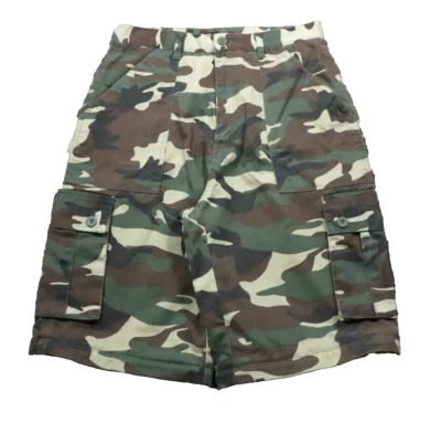 Pantalones Cortos de Carga No Boundaries Para Hombre Y2K De Colección Ejército Camuflados Talla 30x11 Grunge Patinador Foto 1 de 4