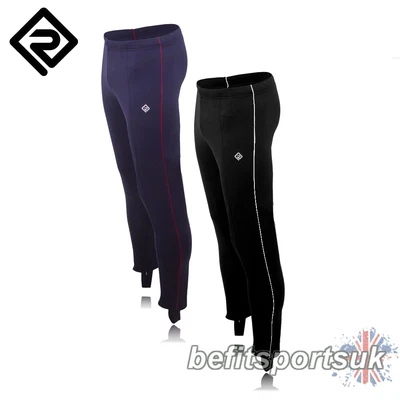 RONHILL TRACKSTER PANTS BOTTOMS TRACK LEGGINGS MENS RUNNING STIRRUP BLACK BLUE