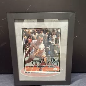 John McEnroe Signed 8x10 Framed Photo JSA Autographed Irish Tennis - Picture 1 of 3