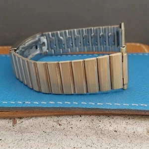 22mm 20mm JB Champion Gold-Plated LED LCD nos Unused 1970s Vintage Watch Band - Picture 1 of 7