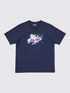 UNIQLO UT x DANDADAN T-Shirts NAVY Japan Momo Ayase Jump - Picture 1 of 3