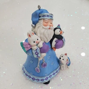 WOODLAND FRIENDS - 2002 Hallmark Keepsake Christmas Ornament Santa Animals - Picture 1 of 9