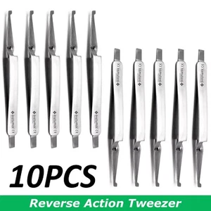 Orthodontic Bracket Holder Tweezer – Self Close, Reverse Action, Precision Tool - Picture 1 of 7