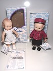 Cameo Collectibles 12" Classic Blue Romper & 12" Bell Hop Kewpie Dolls w/Boxes