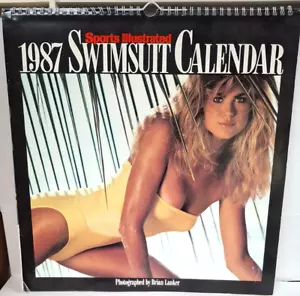 Calendario de traje de baño Sports Illustrated / 1987 / Vintage / Calendario de pared grande - Imagen 1 de 12