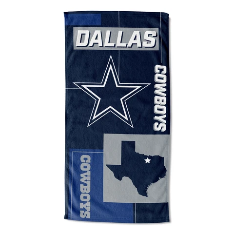 Northwest NFL Dallas Cowboys State Line Beach Towel Cover