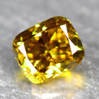 0.11CT UNTREATED BROWNISH YELLOW GREEN COLOR NATURAL LOOSE DIAMOND "SI1"CLARITY