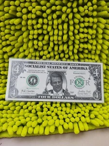 ALGOR LIBERAL RESERVE NOTE, 2000 Four Dollar Bill - Picture 1 of 13