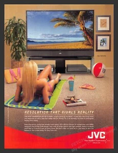 JVC HD-70FH96 T.V. 2000s Print Advertisement Ad 2005 - Picture 1 of 1