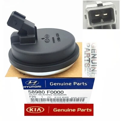 Genuine ABS Rear Bearing Wheel Speed Sensor Hyundai Elantra Kia Forte 58980F0000 - Image 1 of 4