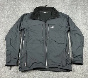 Millet Men’s Feel Good Jacket Black XL B1 Stretch Vented Full 1/4 Zip Athletic - Picture 1 of 10