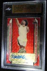 2021-22 Leaf Metal KENDALL BROWN - Red Prizmatic Gold 1/1 Pre-Production Proof - Bild 1 von 2