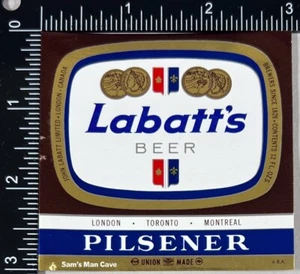 Labatt's Beer Pilsener Label - CANADA - Picture 1 of 1