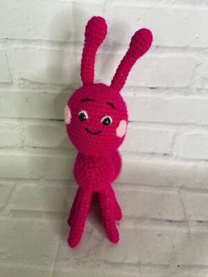 Bumble Nums Ant Super Simple Songs Red Crochet Doll Toy Handmade Amigurumi - Image 1 of 4