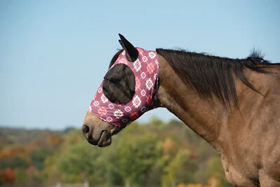 Weaver Leather Lycra® Fly Mask, Large, Plaid Aztec, 37400-60-249 - Image 1 of 2