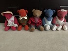 north american bear co vintage 1979 lot of 5 bears