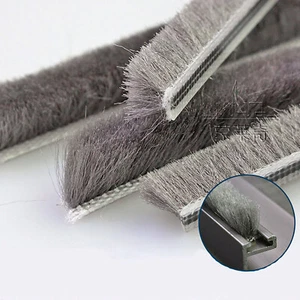 Hairy Door and Window Brush Draught Excluders Pile Seal Draft - Clip Seal Strip - Picture 1 of 7