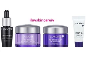 Lancome Renergie Multi Lift Day, Night, Eye Cream and Genifique - Travel Set - Picture 1 of 1