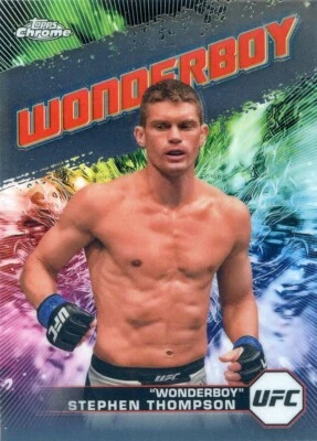 2024 Topps Chrome UFC STEPHEN THOMPSON "WONDERBOY" #AKA-12 INSERT - Image 1 of 2
