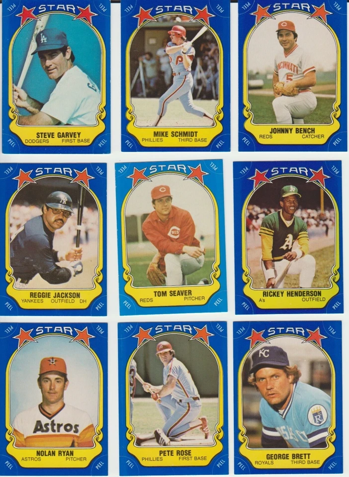 1981 Fleer Star Stickers SET BREAK - stars, commons, Hall of Famers - Image 1 of 1