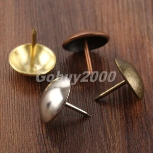 19mm Upholstery Nail Round Furniture Door Craft Jewelry Wood Box Sofa Decoration - Picture 1 of 14