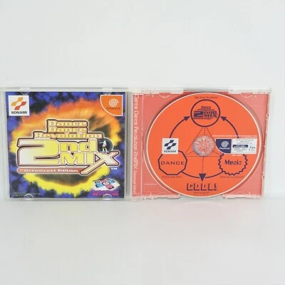 DANCE DANCE REVOLUTION 2nd MIX DC Edition Dreamcast Sega dc - Image 1 of 2