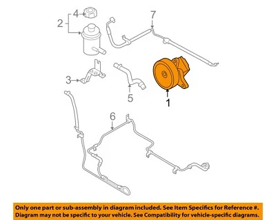 Б/у насос гидроусилителя руля подходит: 2008 Kia Sorento класса A - Изображение 1 из 3