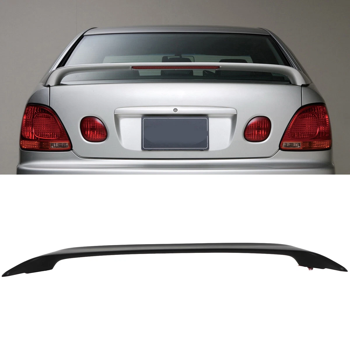 wing菅　gs400 1998-2002 Lexus Gs300/400 Factory Style 2 Leg Wing With Light