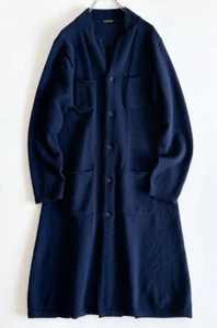 ABRIGO LARGO CAPITAL TIROL HOMBRE COLOR AZUL MARINO OSCURO MATERIAL LANA TALLA M USADO - Imagen 1 de 9