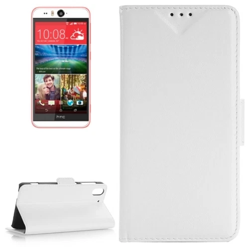 COVER CUSTODIA PER HTC DESIRE EYE M910X IN PELLE BIANCO + 2SLOT STAND CASE SLIM - Immagine 1 di 1