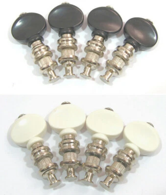 Nickel plated Ukulele Tuner- Various buttons, 4 piece 229N Series £ - Image 1 of 2