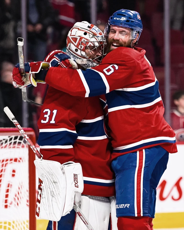 Foto de Carey Price & Shea Weber Victory Embrace Montreal Canadiens 8x10 NHL Foto 1 de 1
