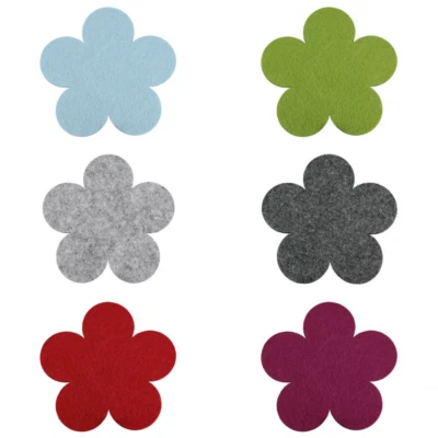 Filz Untersetzer Blume 11,5 cm Glasuntersetzer 3 mm Filzuntersetzer Gläser - Bild 1 von 4